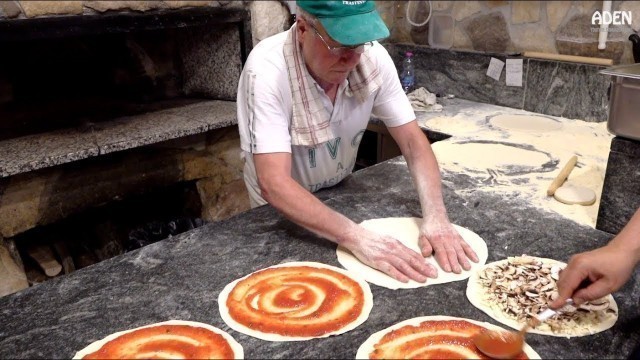 'Food in Rome - Wood Fired Pizza - Italy'