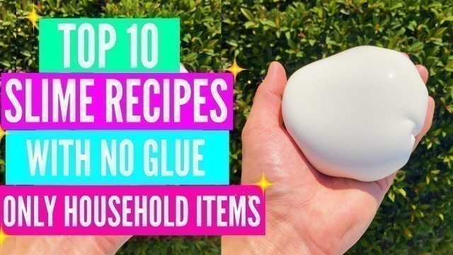 'Testing Popular No Borax Slime Recipes! How To Make Slime Without Borax AND GLUE!'