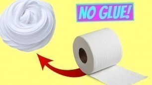 'NO GLUE PAPER SLIME! Testing NO GLUE Water Slime! (WITHOUT GLUE OR BORAX)'