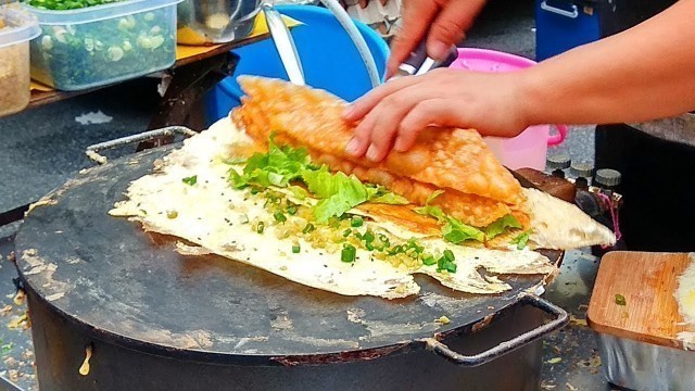 'Beijing Jianbing / Chinese Crepe / 北京煎饼 | Malaysia Night Market Street Food'