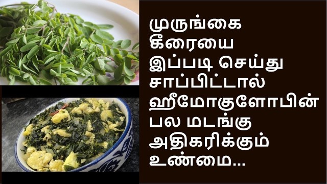 'ஹீமோகுளோபினை அதிகரிக்க முருங்கை கீரையை... | hemoglobin  increasing way'