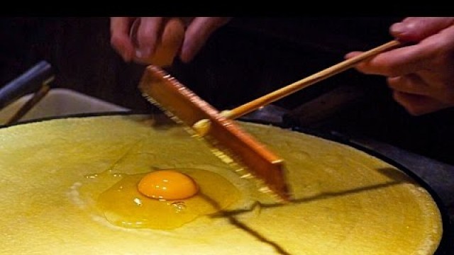 'Beijing Street Food - Chinese Traditional Crepe  Jian Bing'