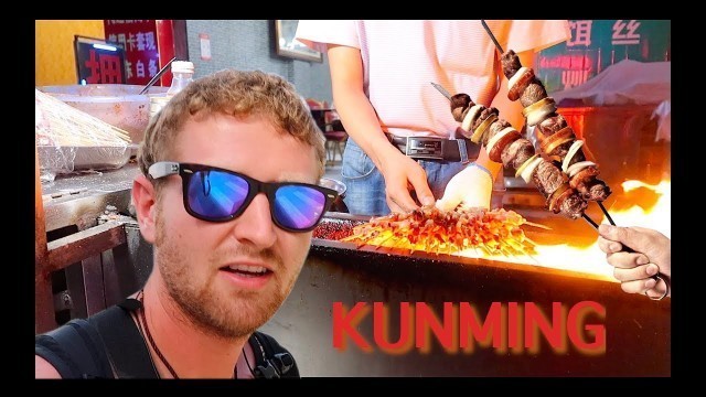 'Kunming STREET FOOD!  Chinese FOOD TOUR in Yunnan China'