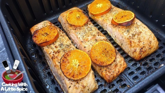 'Air Fryer Frozen Salmon Fillet Recipe'