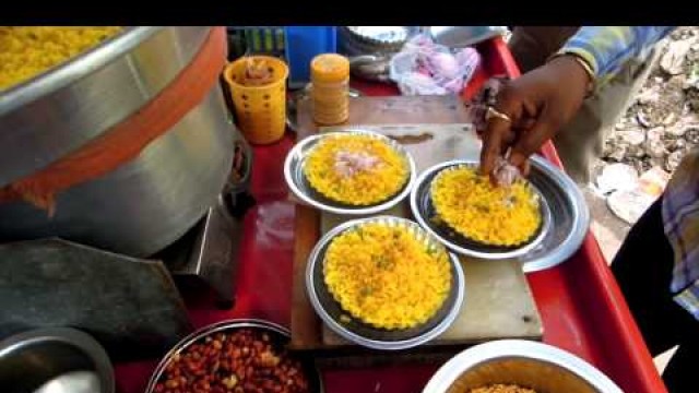 'Poha - street food - India'