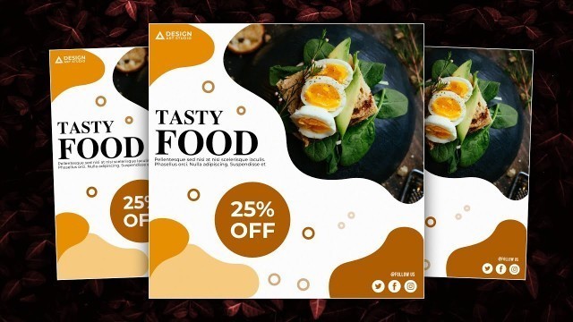 'Food Banner Design in Affinity Designer'