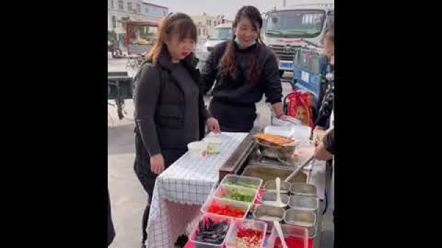 'Guangdong style chicken popcorn. Street Food #china#shorts#popcorn#karthikkumar#guangdong#food#snack'