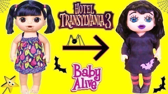 'Making HOTEL TRANSYLVANIA\'S MAVIS from BABY ALIVE DOLL - CUSTOM DIY Doll'