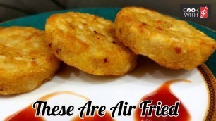 'Air Fried  McCain Aloo Tikki | How To Air Fry Frozen Aloo Tikki In Havells Prolife Digital Air Fryer'