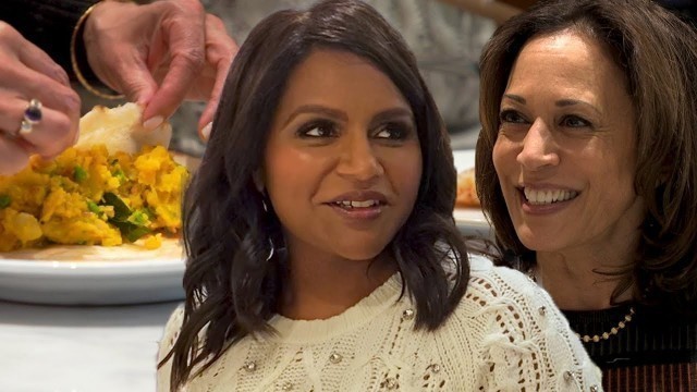 'Kamala Harris & Mindy Kaling Cook Masala Dosa'