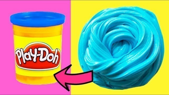 'REAL & SUPER SOFT DIY Playdoh Slime Without Glue | How to Make Playdoh Slime Without Shaving Cream'