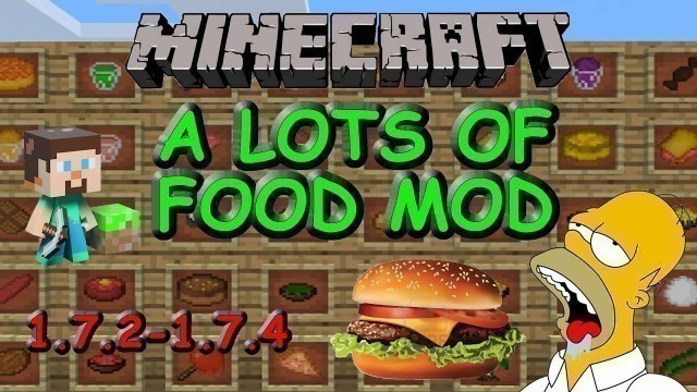 '--MINECRAFT 1.7.2-1.7.4 MODS- A LOTS OF FOOD, a comer!!'