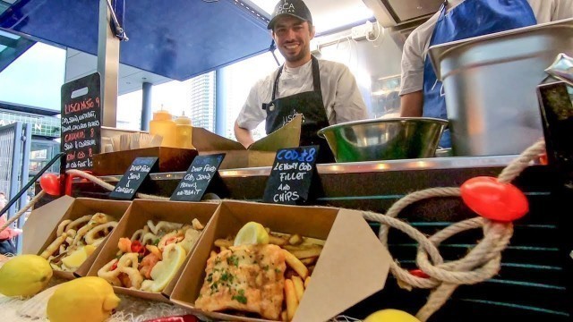 'Fried Fish and Seafood the Sicily Way. Italian Street Food, London'