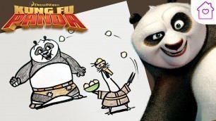 'How to Draw KUNG FU PANDA! | #CAMPDREAMWORKS DRAW-ALONG'