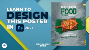 'Modern Food Poster Design in Photoshop 2021 | Complete Guide | Sidd Hart'