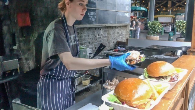 'Big Burgers and Lots of Melted Cheese. Traditional London Street Food'