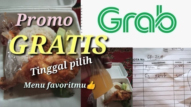 'Cara Order Makanan Gratis Dari Grab'