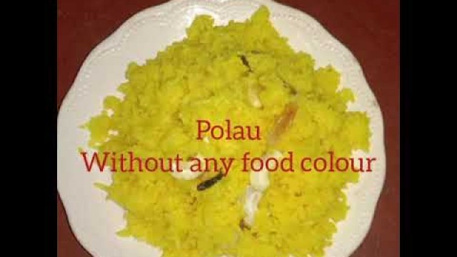 'Homemade Gobindovog Polau # without any food colour #  simple and tasty recipe # easy to make ###...'