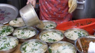 '끓이고 또 끓이는 이름 없는 잔치국수 집 / One of the busiest noodle stall in Korea - Korean street food'