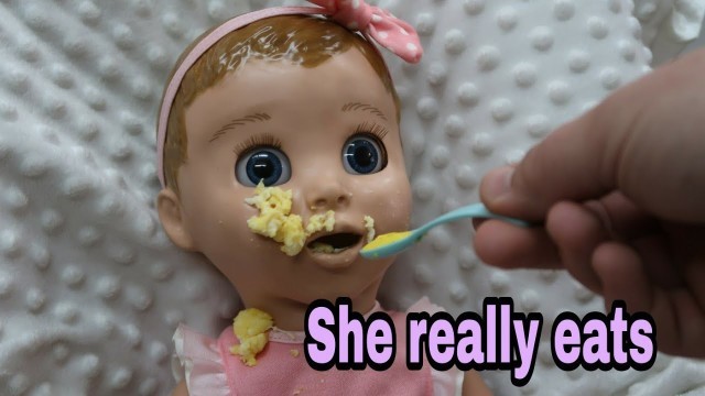 'Luvabella Eats Breakfast! Robotic Talking Baby Doll - Hottest Doll On The Market'