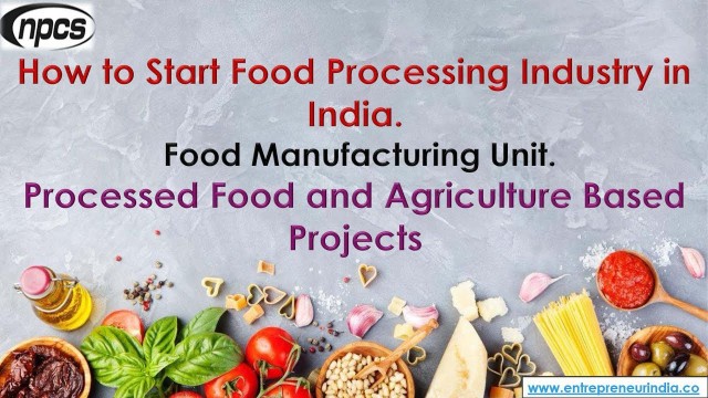 'How to Start Food Processing Industry in India. Food Manufacturing Unit'