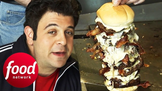 'Can Adam Out-Eat His Competitor During The 5 Lb Eagle Challenge? | Man v Food'