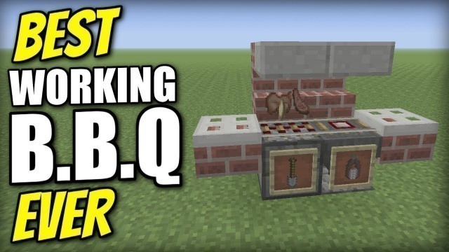 'Minecraft Xbox - WORKING BBQ [ NO MODS ][ Best Ever ] Redstone Tutorial - PS4 / MCPE / PS3 / Switch'