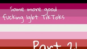 'Finally, some more good fucking LGBT TikToks.'