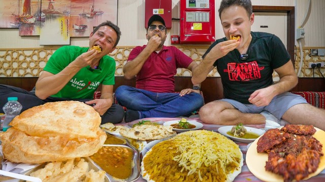 'Ultimate PAKISTANI STREET FOOD Tour in Dubai!! 16 Hours Eating Biryani + Balloon-Sized Puris!!'