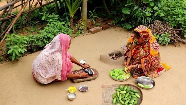 'Bangali  POTOL KHASHI Recipe Cooking by our Grandmother | Village Food Pointed Gourd Recipe'