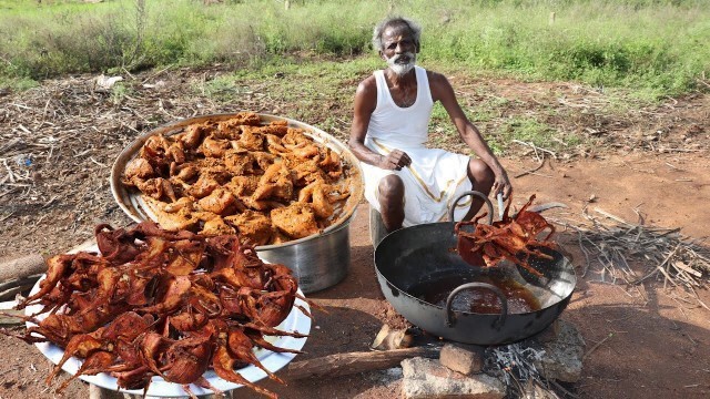 'ANGRY BIRD FRY !!! Quail Fry Prepared by my Daddy Arumugam / Village food factory'