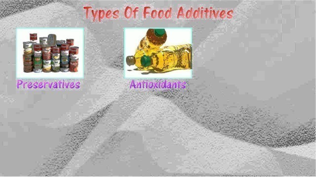 '[5.2] Types of food additives'