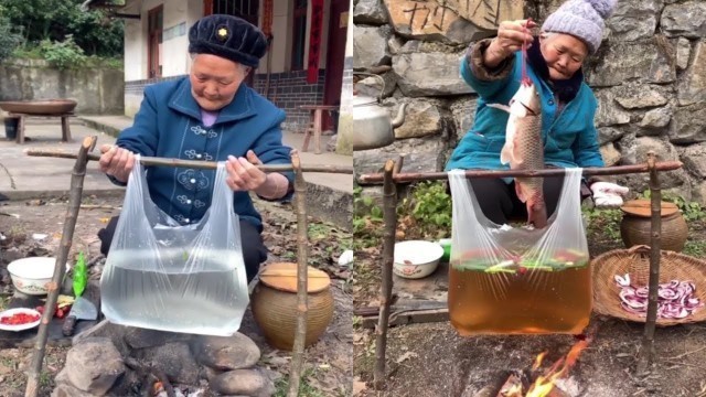 'Chinese cooking food-Have You Ever Eaten Before , Grandma Cooking food#'