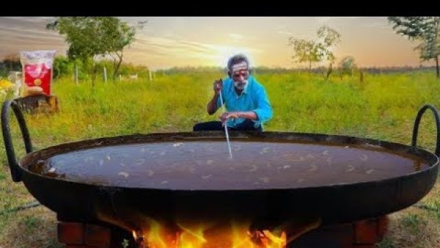 'HALWAA  Atta Cashew Halwa Prepared by My Daddy Arumugam  Village food factory'