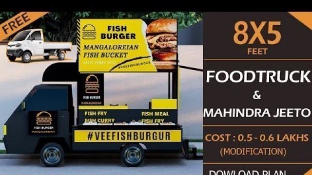 '8x5 Food Truck | Best Food Truck Interior Design Ideas | Low Budget Food Truck Design'