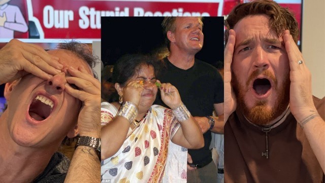 'Gordon Ramsay Goes To A Chilli Eating Contest | Ghost Chilli Challenge REACTION!!'