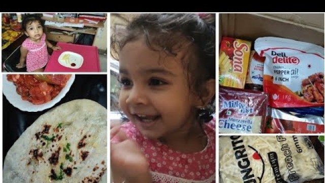 'RAINYDAY VLOG | BUTTER NAAN RECIPE IN TAMIL | AURA & CO SHOPPING'