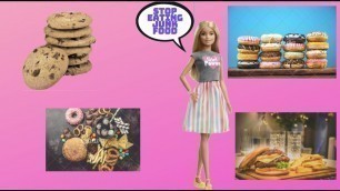 'Barbie - Stop Eating Junk Food'