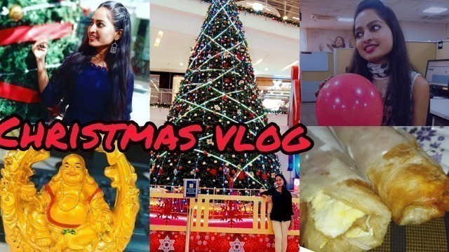 'Christmas vlogs | Kannada vlog by Ammu family | Egg rolls | streat food'