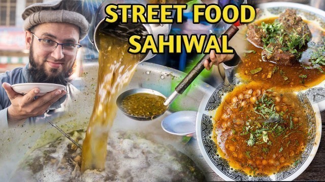 'Street Food Tour Around Pakistan | Naan Chanay, Beef Paye, Qalaqand, Barfi in Sahiwal | Street Food'