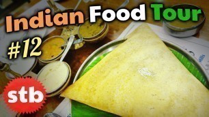 'SPIRITUAL Dosa Vegetarian Food in Hyderabad // SOUTH INDIAN FOOD Tour #12'