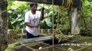 'Cooking Spinach Tomato Dal Traditional Indian Village Style street food'