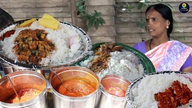 'She Sells Amazing Meals For Cheaper Price || Non-Veg 70/- & Veg Meals 50/- || Street Flavour'