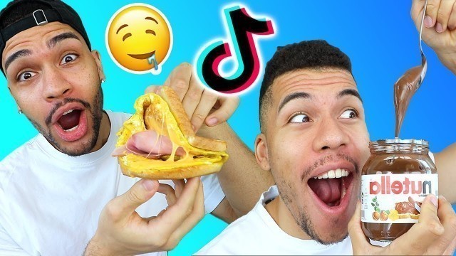 'WIR TESTEN VIRALE TikTok FOOD HACKS !!! | Kelvin und Marvin'