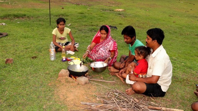 'Village Style Cooking Ash Gourd Leaf Pakora Recipe | Indian Village Evening Food Routine'