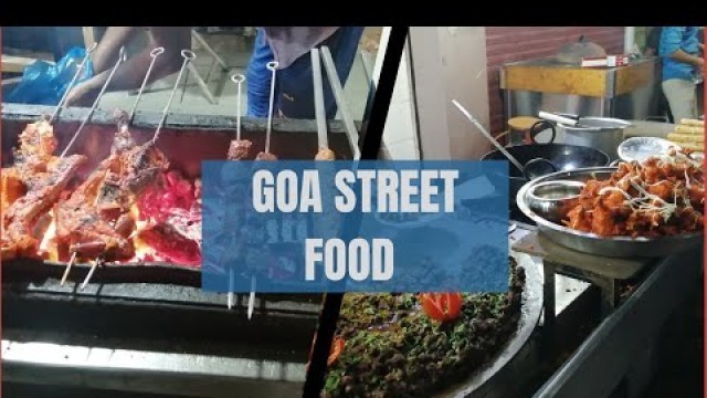 'goa street food near baga beach | Indian street food'