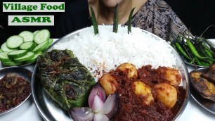 'ASMR Super Delicious Village Food Mukbang Indian Food'