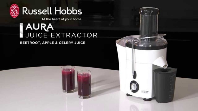 'Beetroot, Apple & Celery Juice | Aura Juice Extractor Recipe by Russell Hobbs'