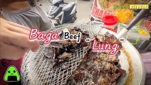 'Baga Beef (Beef Lung)｜Filipino Street Food 【GreenRiceBall】'