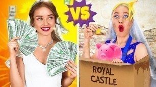 'RICH VS POOR BRIDE || Expensive VS Cheap Food Challenge! Coolest Food Hacks & Tricks by 123 GO! FOOD'